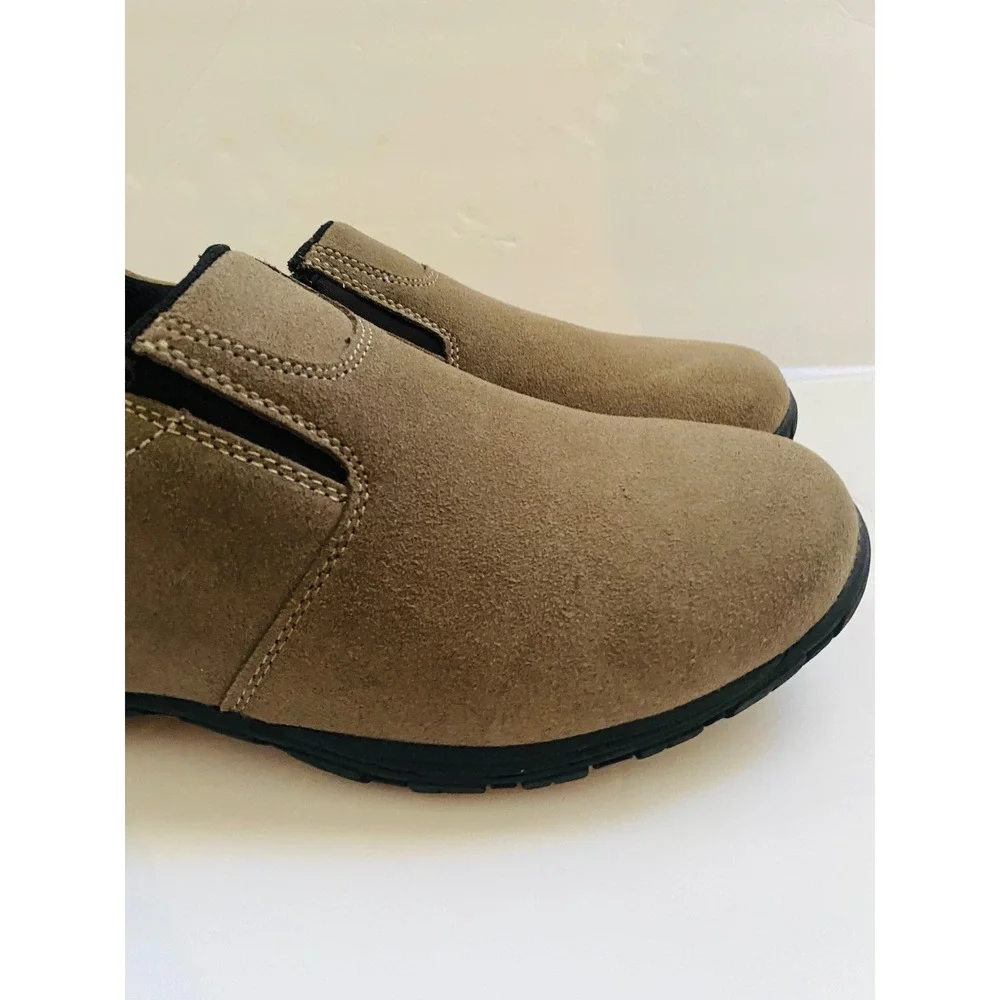 Route 66 Mens Tan Suede Slip On Loafers Casual‎ Walking Shoes Size 8.5